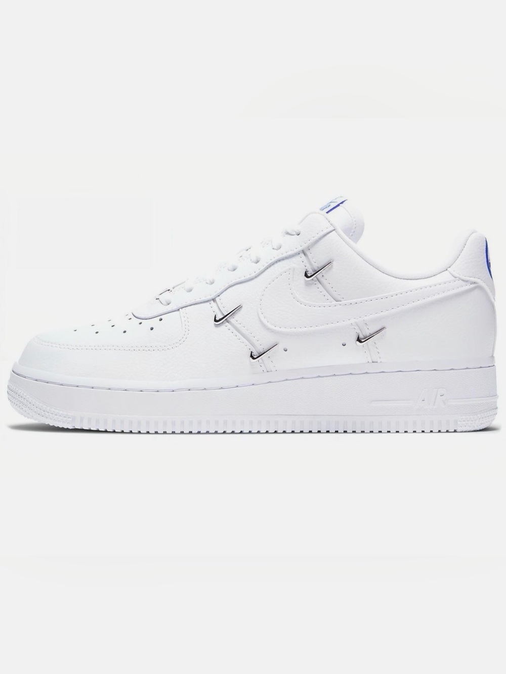 New in Box Nike Air Force 1 '07 LX Sisterhood - White with Metallic Silver
